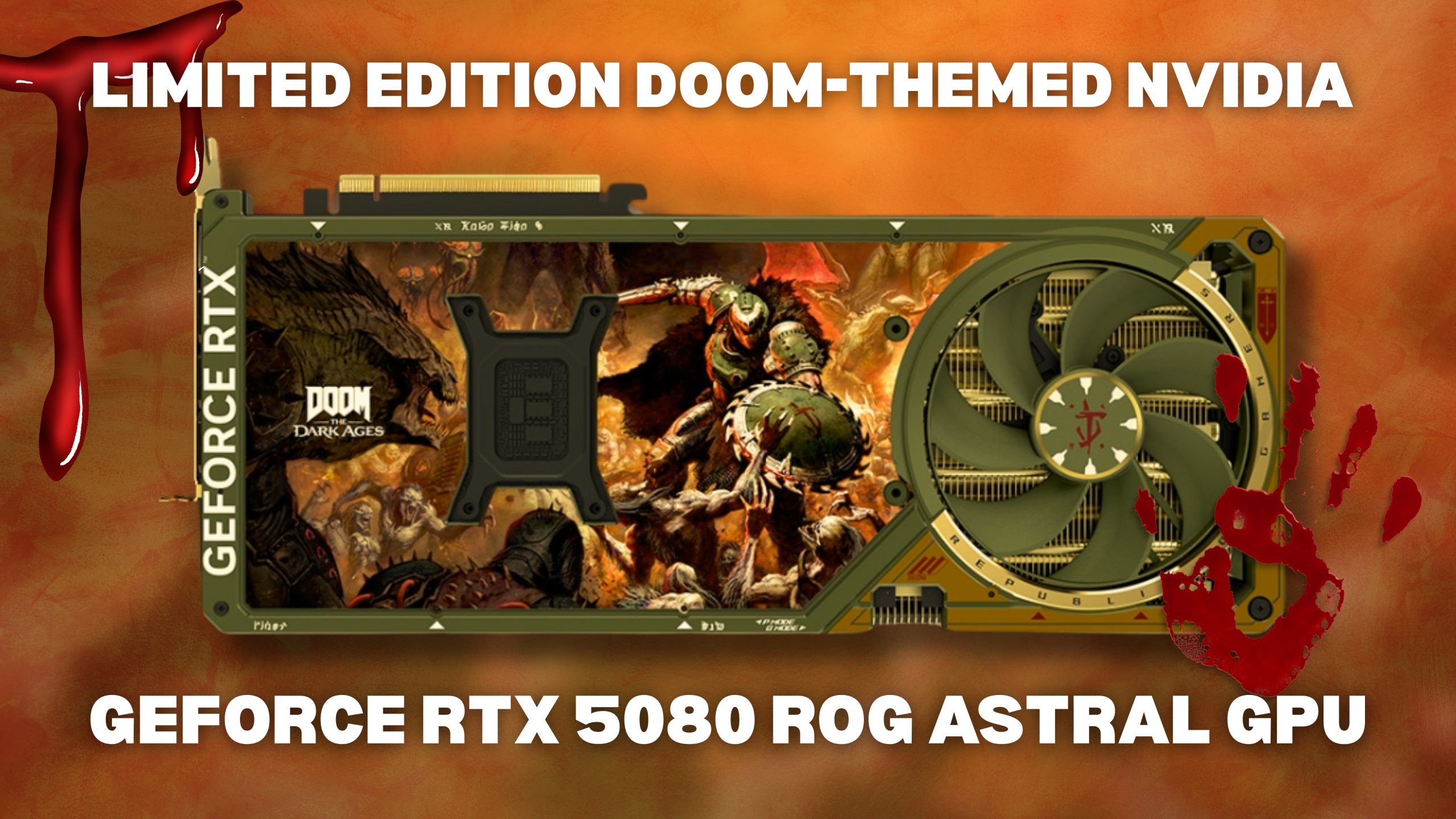 Limited Edition Doom-Themed Nvidia GeForce RTX 5080 ROG Astral GPU (1)