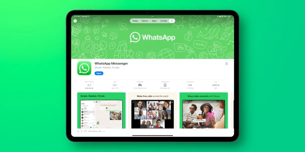 whatsapp on ipad