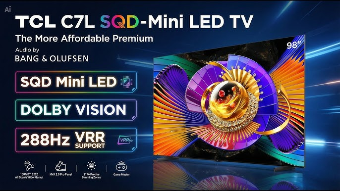 SQD Mini LED: TCL's C7L and C8L 