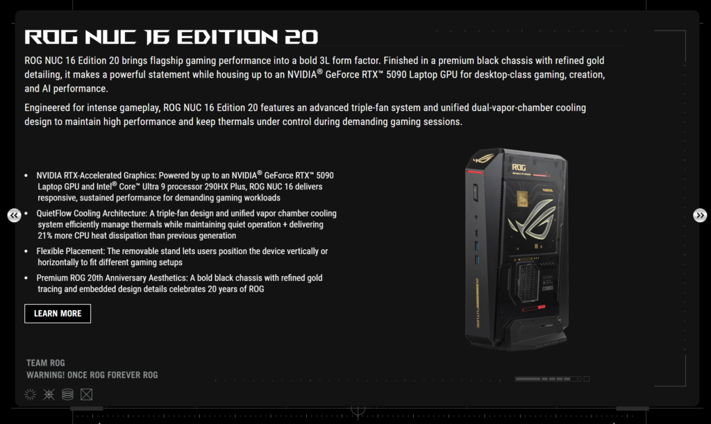ROG NUC 16 Edition 20