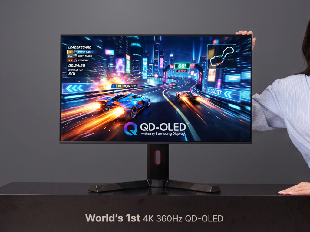The world's first 4K 360Hz QD-OLED